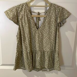 Abercrombie peplum top